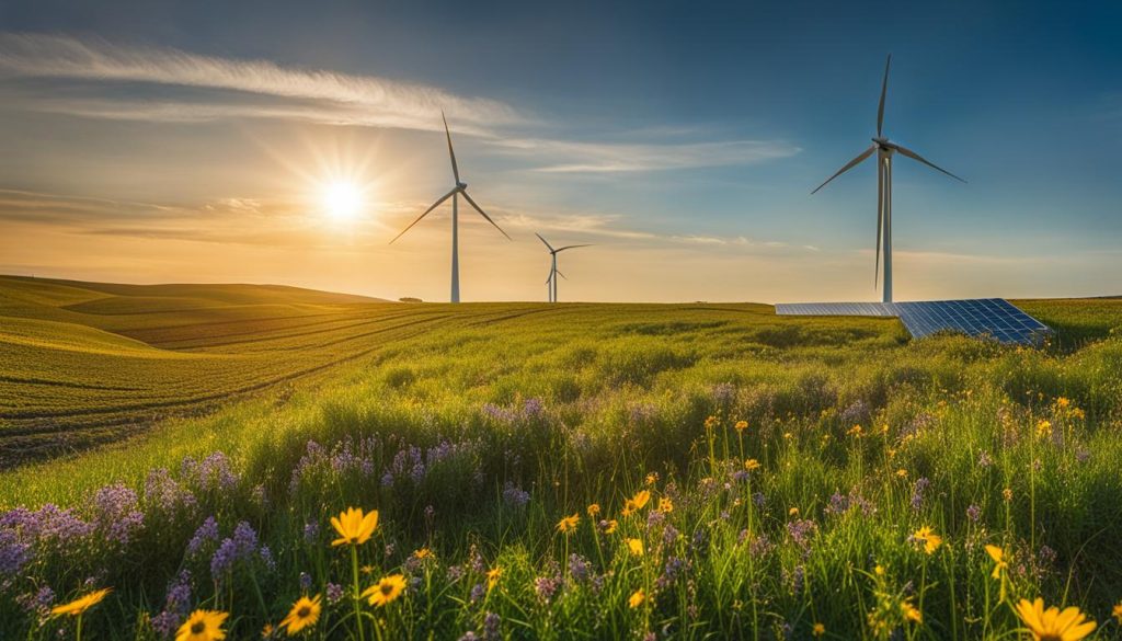 wind farms for green IT practices