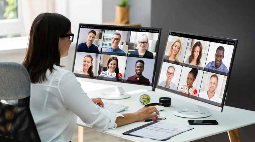 Video calls for remote meetings